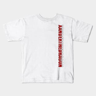 XANDERTHEDRAGON LOGO - RED (FILL) Kids T-Shirt